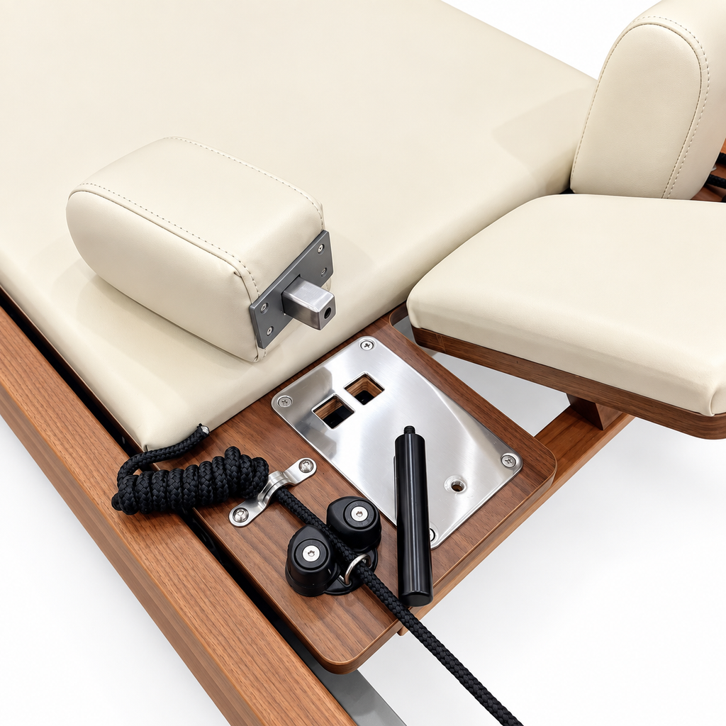 PRIMA -  Reformer Pilates en noyer massif